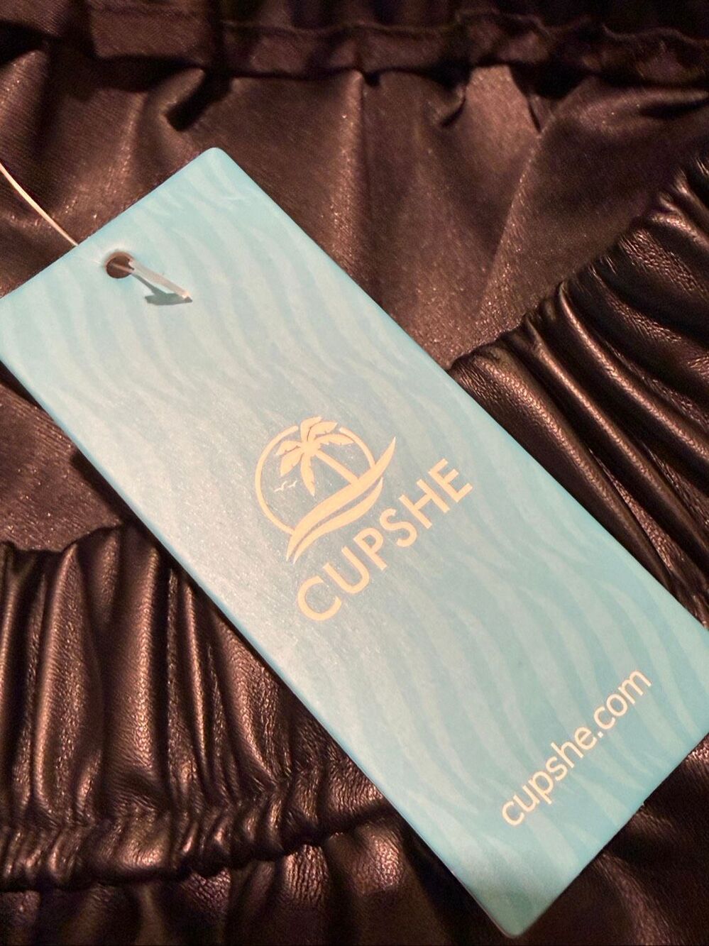 NWT Cupshe faux leather midi skirt - Picture 4 of 6